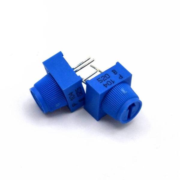 3386P-1-103 Top-adjusting capped 10K adjustable potentiometer, through-hole type