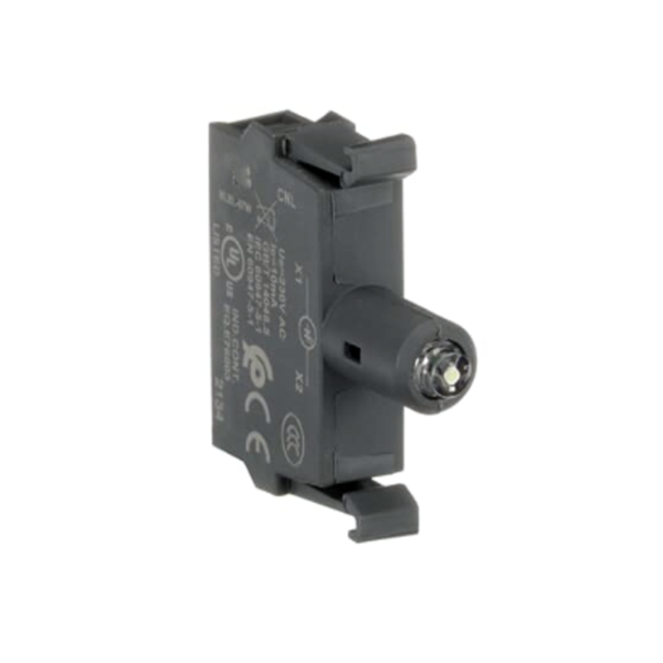 MLBL-07W White - Illuminated - Front mounting - 230 V