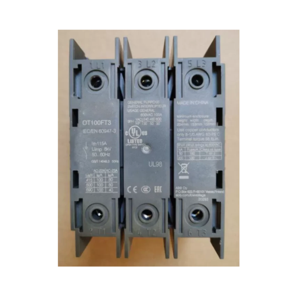 OT100FT3 SWITCH-DISCONNECTOR
