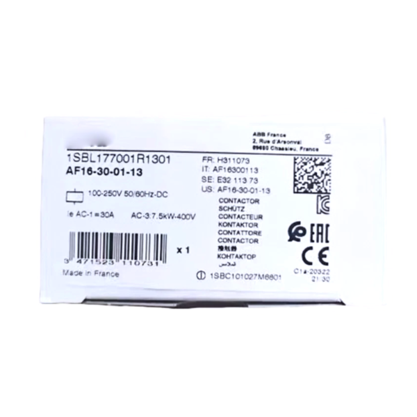 AF16-30-01-13 AC contactor