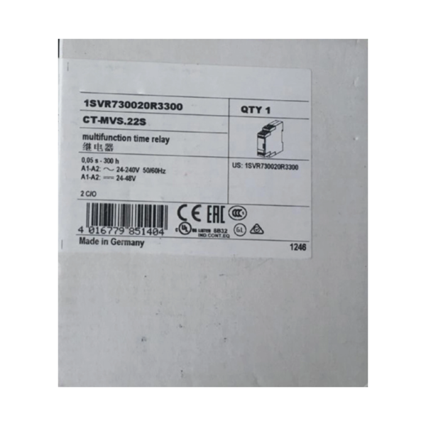 CT-MVS.22S Electronic time relay