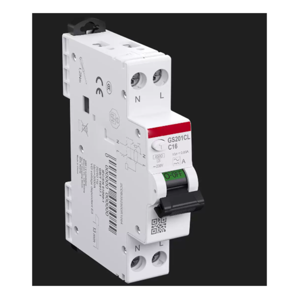 GS201CL 1P＋N Compact Dual-Input, Dual-Output Ground Fault Circuit Interrupter