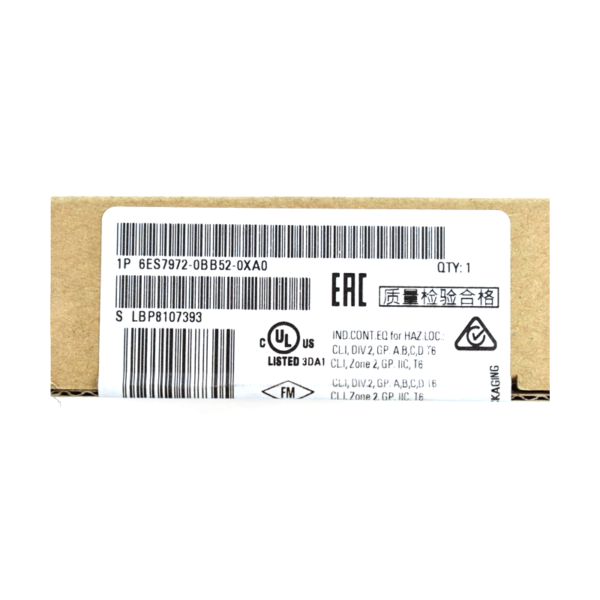 6ES7 972-0BB52-0XA0 / 6ES7972-0BB52-0XA0 Bus connector